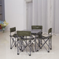 Mesa y sillas de acampada de alta calidad de la nueva comida campestre del diseño fijadas para acampar